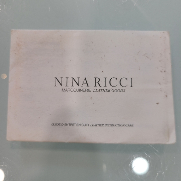 Gorgeous Nina Ricci Gray and Pink Purse - Picture 13 of 14
